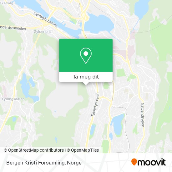 Bergen Kristi Forsamling kart