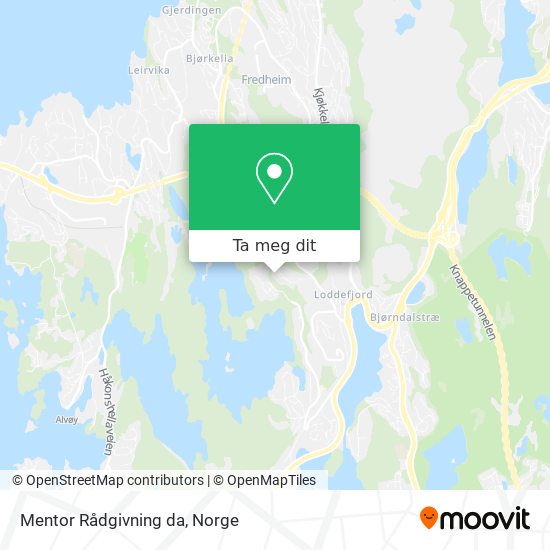 Mentor Rådgivning da kart