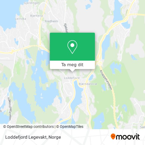 Loddefjord Legevakt kart