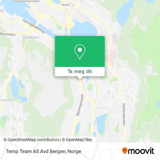 Temp Team AS Avd Bergen kart