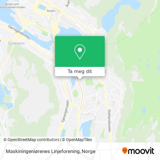 Maskiningeniørenes Linjeforening kart