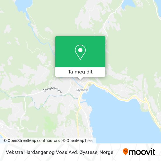 Vekstra Hardanger og Voss Avd. Øystese kart