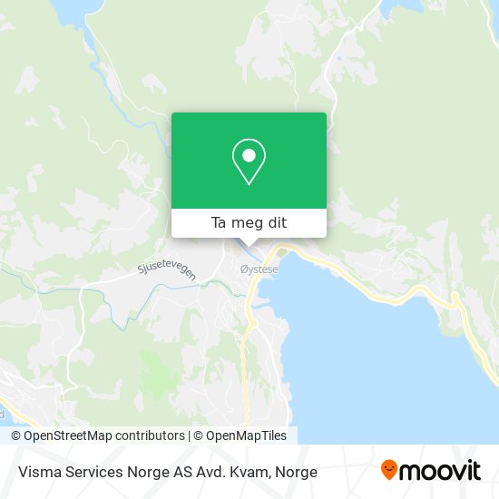 Visma Services Norge AS Avd. Kvam kart