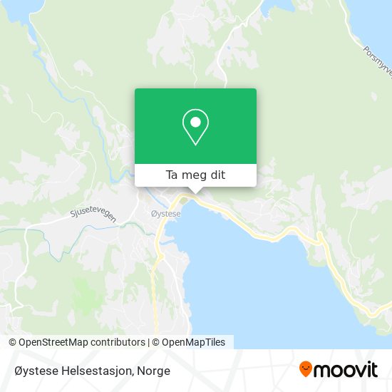 Øystese Helsestasjon kart