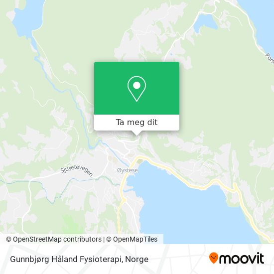 Gunnbjørg Håland Fysioterapi kart