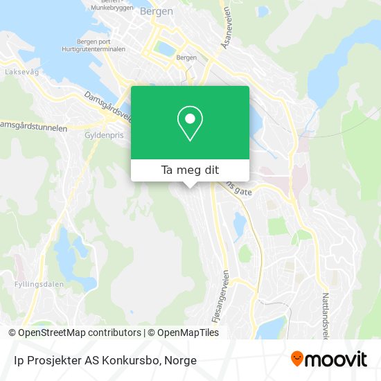 Ip Prosjekter AS Konkursbo kart