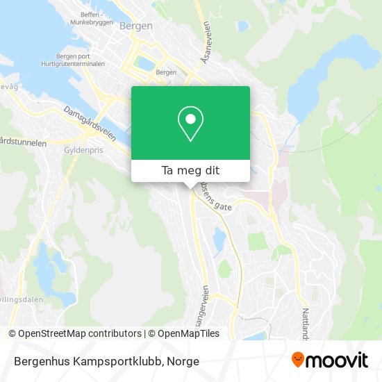 Bergenhus Kampsportklubb kart