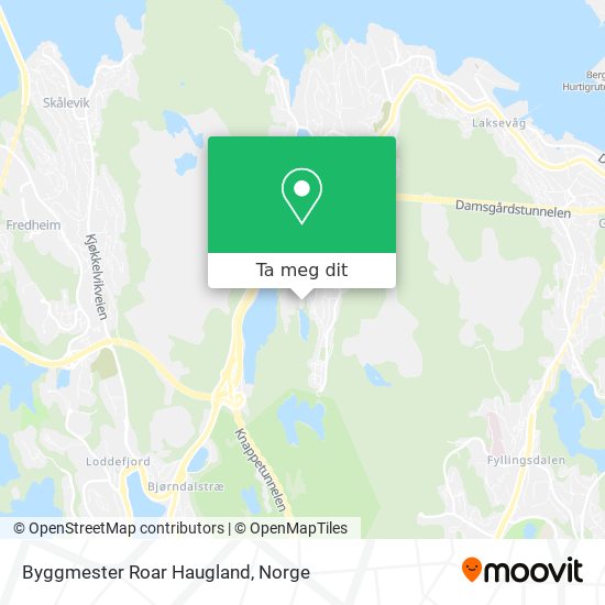 Byggmester Roar Haugland kart