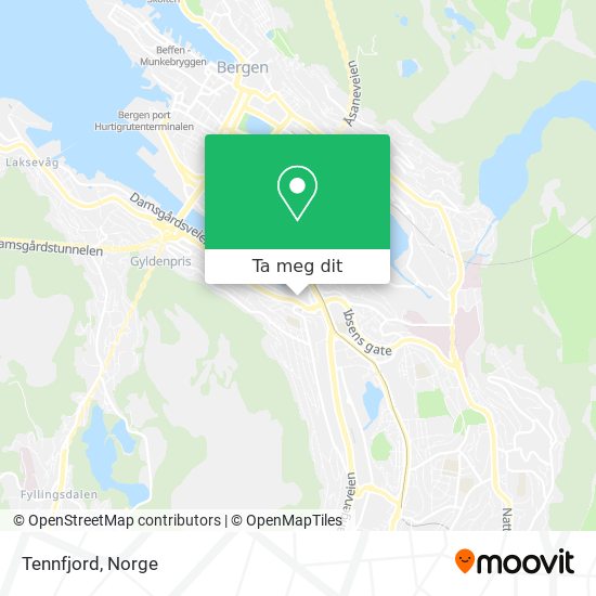 Tennfjord kart