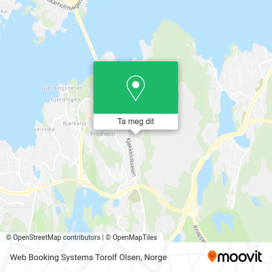 Web Booking Systems Torolf Olsen kart