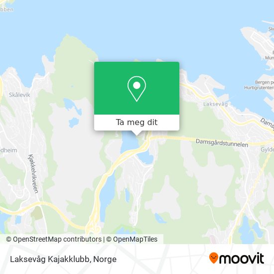 Laksevåg Kajakklubb kart