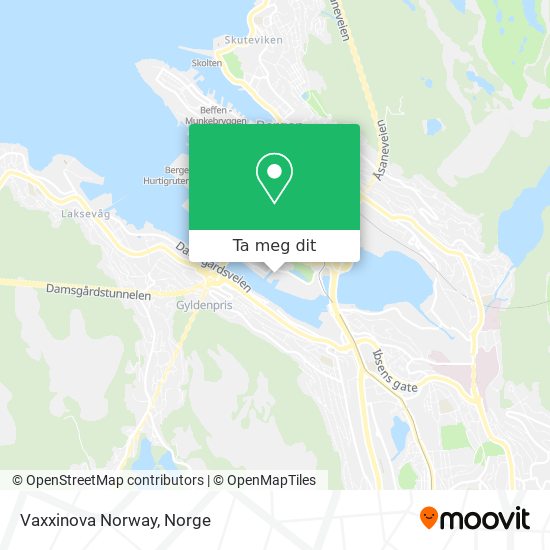 Vaxxinova Norway kart