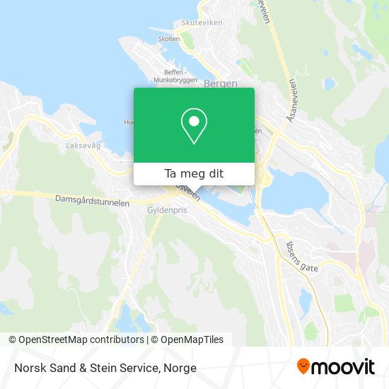 Norsk Sand & Stein Service kart