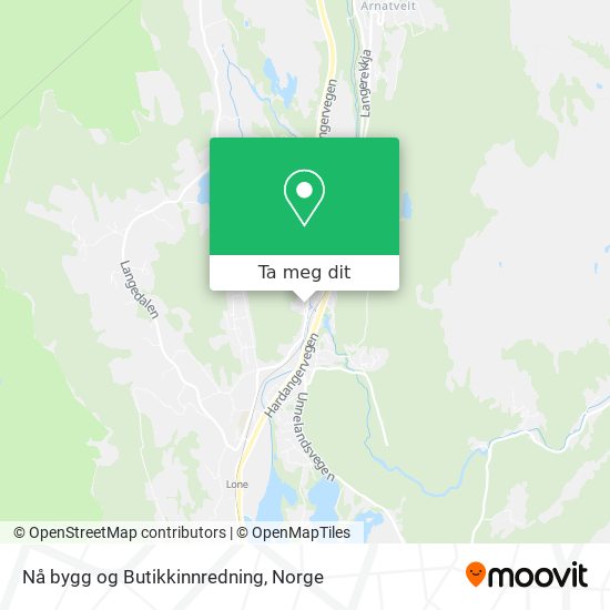 Nå bygg og Butikkinnredning kart