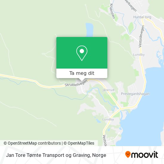 Jan Tore Tømte Transport og Graving kart