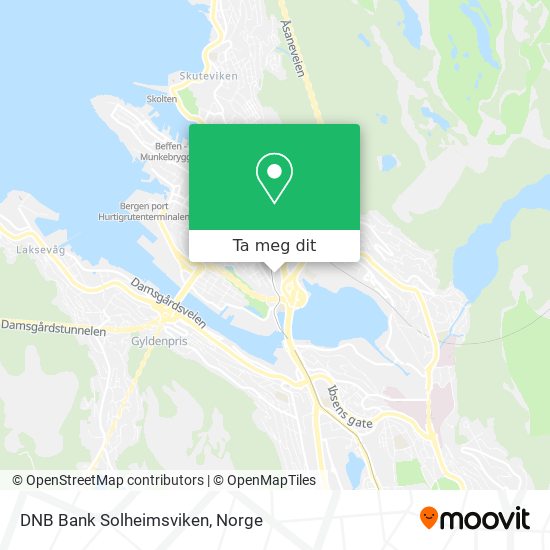 DNB Bank Solheimsviken kart