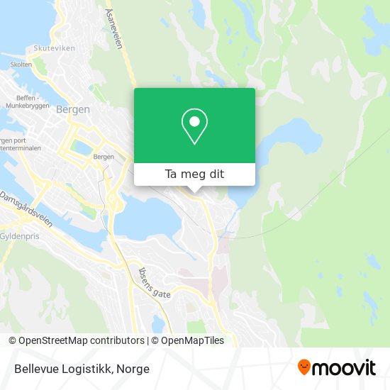 Bellevue Logistikk kart