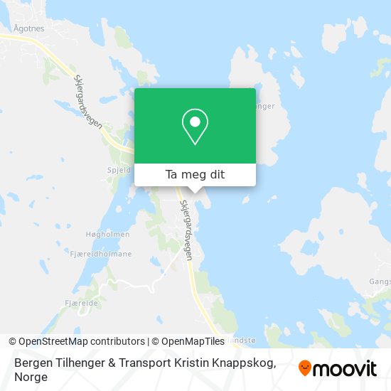 Bergen Tilhenger & Transport Kristin Knappskog kart