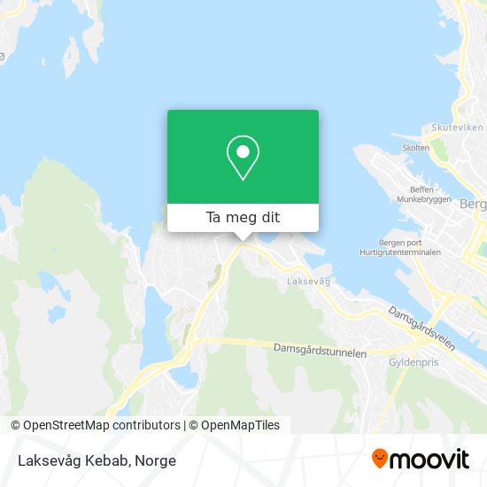 Laksevåg Kebab kart