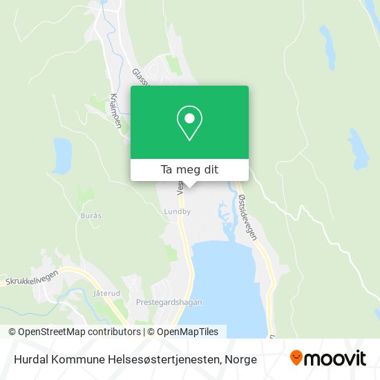 Hurdal Kommune Helsesøstertjenesten kart