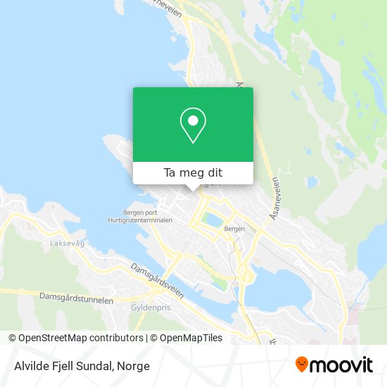 Alvilde Fjell Sundal kart