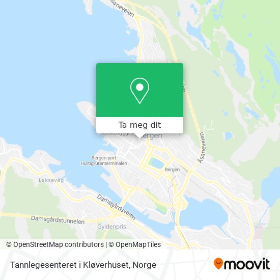 Tannlegesenteret i Kløverhuset kart