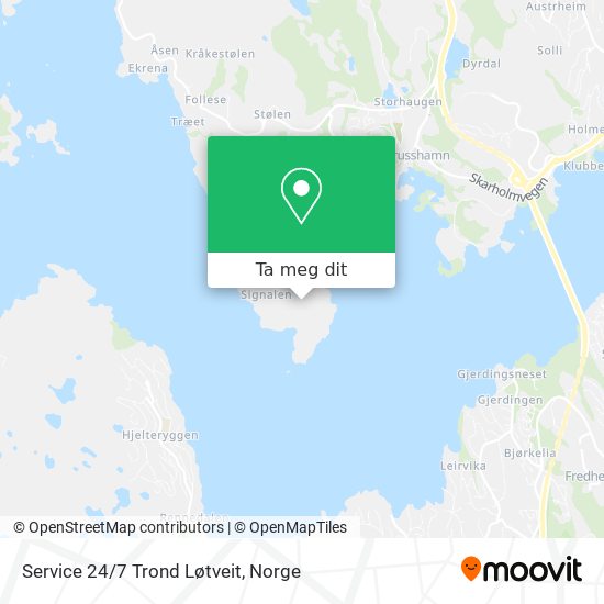 Service 24/7 Trond Løtveit kart