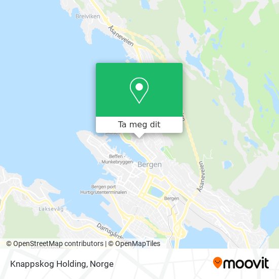 Knappskog Holding kart