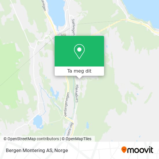 Bergen Montering AS kart