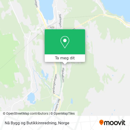 Nå Bygg og Butikkinnredning kart