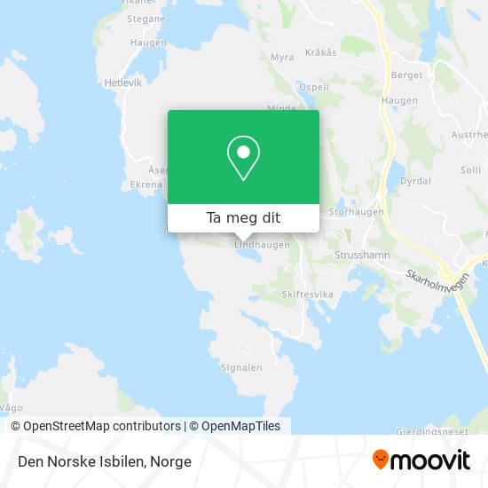 Den Norske Isbilen kart