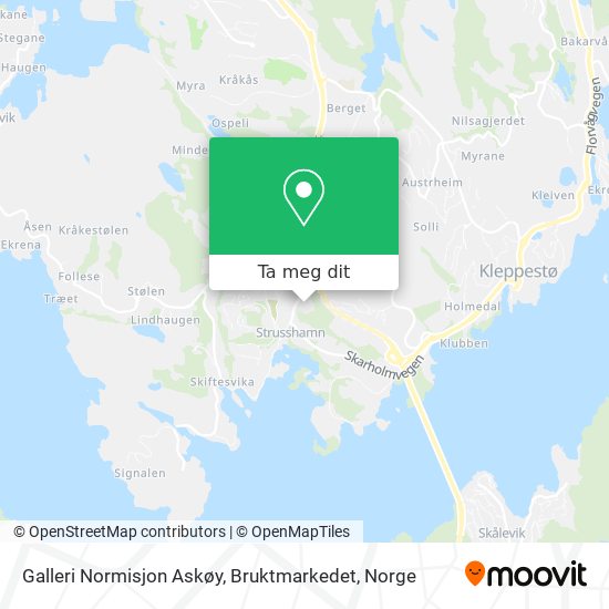 Galleri Normisjon Askøy, Bruktmarkedet kart