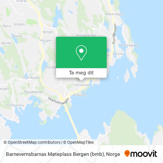 Barnevernsbarnas Møteplass Bergen (bmb) kart
