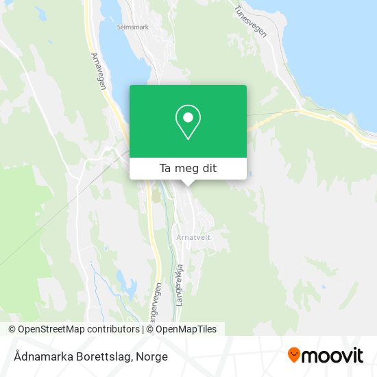 Ådnamarka Borettslag kart