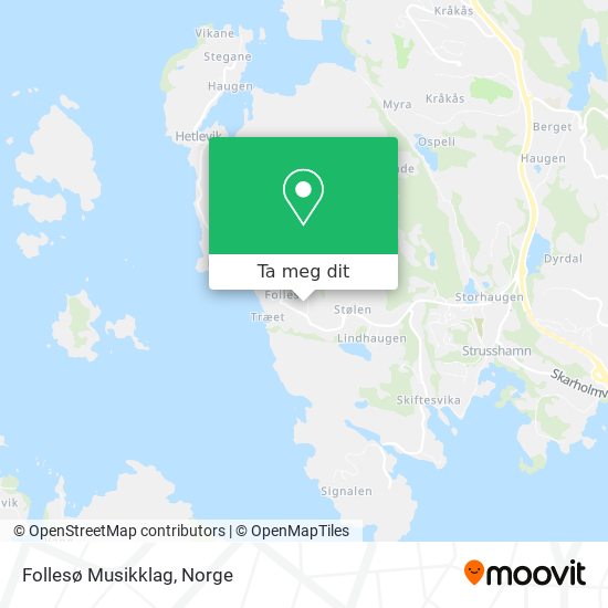 Follesø Musikklag kart