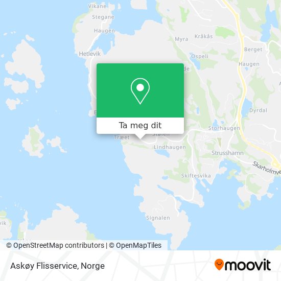 Askøy Flisservice kart