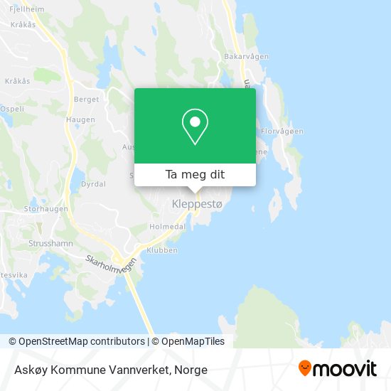 Askøy Kommune Vannverket kart