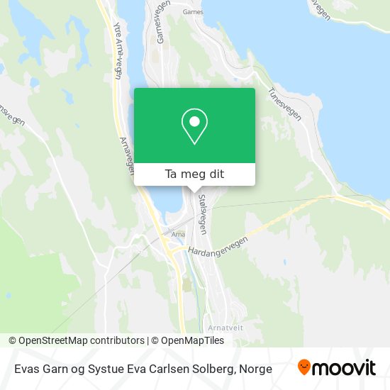 Evas Garn og Systue Eva Carlsen Solberg kart