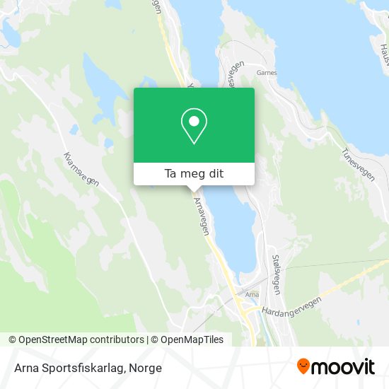 Arna Sportsfiskarlag kart