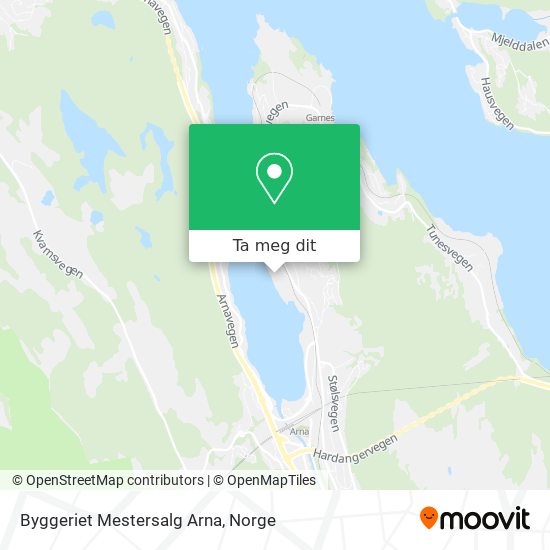 Byggeriet Mestersalg Arna kart