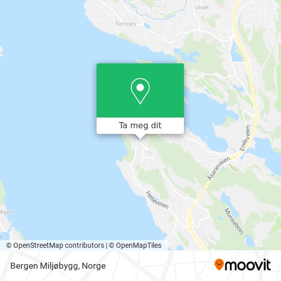 Bergen Miljøbygg kart