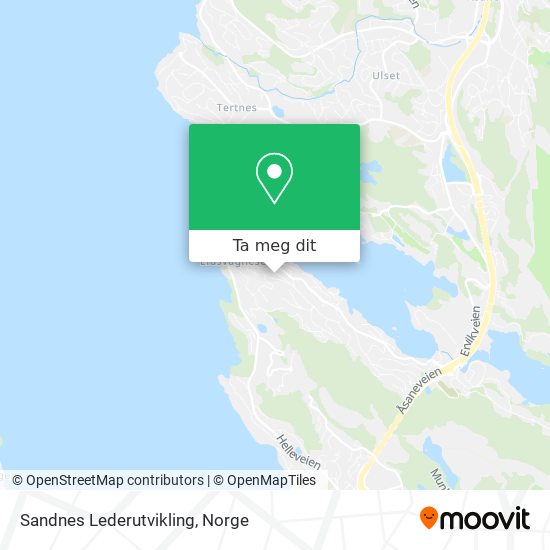 Sandnes Lederutvikling kart