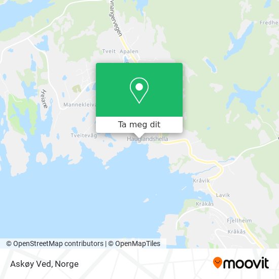 Askøy Ved kart