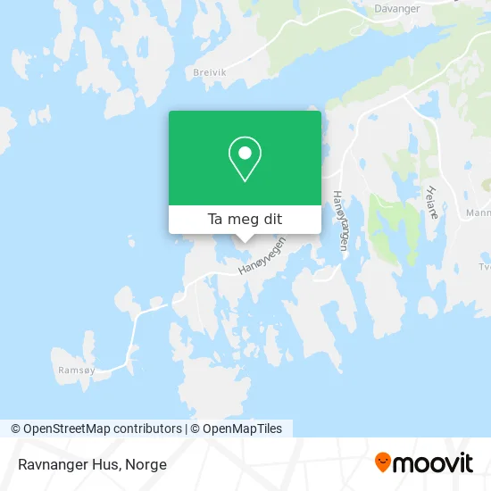 Ravnanger Hus kart