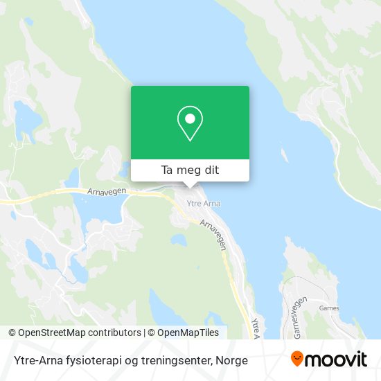 Ytre-Arna fysioterapi og treningsenter kart