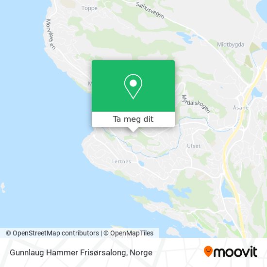Gunnlaug Hammer Frisørsalong kart