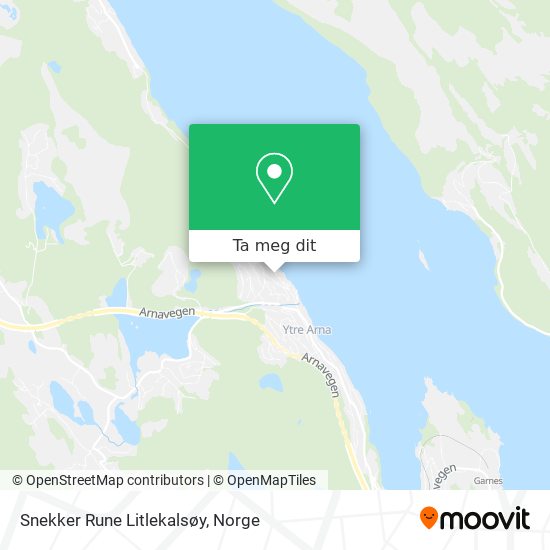 Snekker Rune Litlekalsøy kart