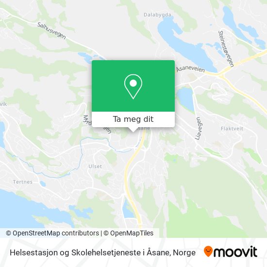 Helsestasjon og Skolehelsetjeneste i Åsane kart