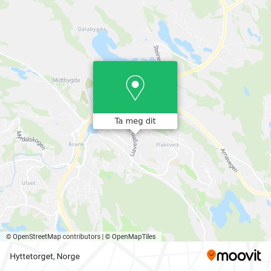 Hyttetorget kart