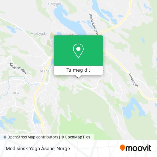 Medisinsk Yoga Åsane kart